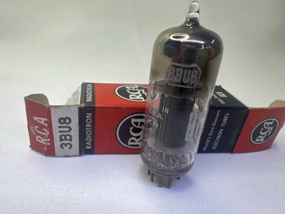 RCA Radiotron 3BU8 Electron Vacuum Tube - Model RCA 3BU8 - Includes Box. Tested